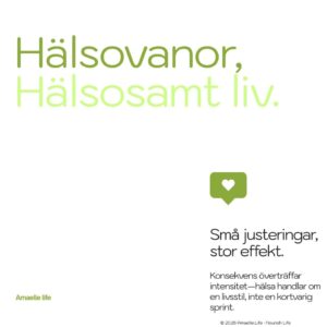 Hälsovanor - Hälsosamt liv