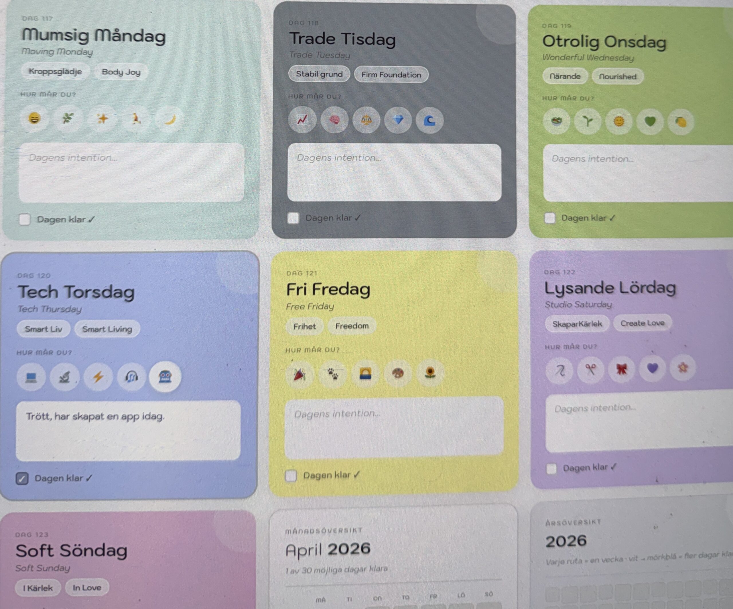 Amaelle Weekly Flow - Din veckoapp - Bild 2