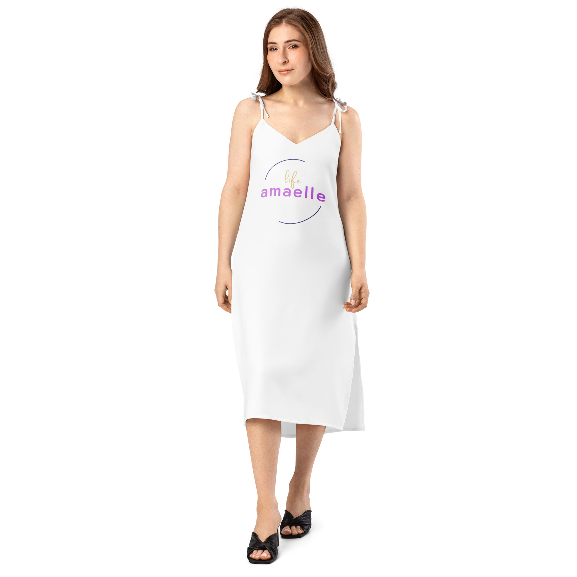 Amaelle Tie-strap midi dress - Bild 11