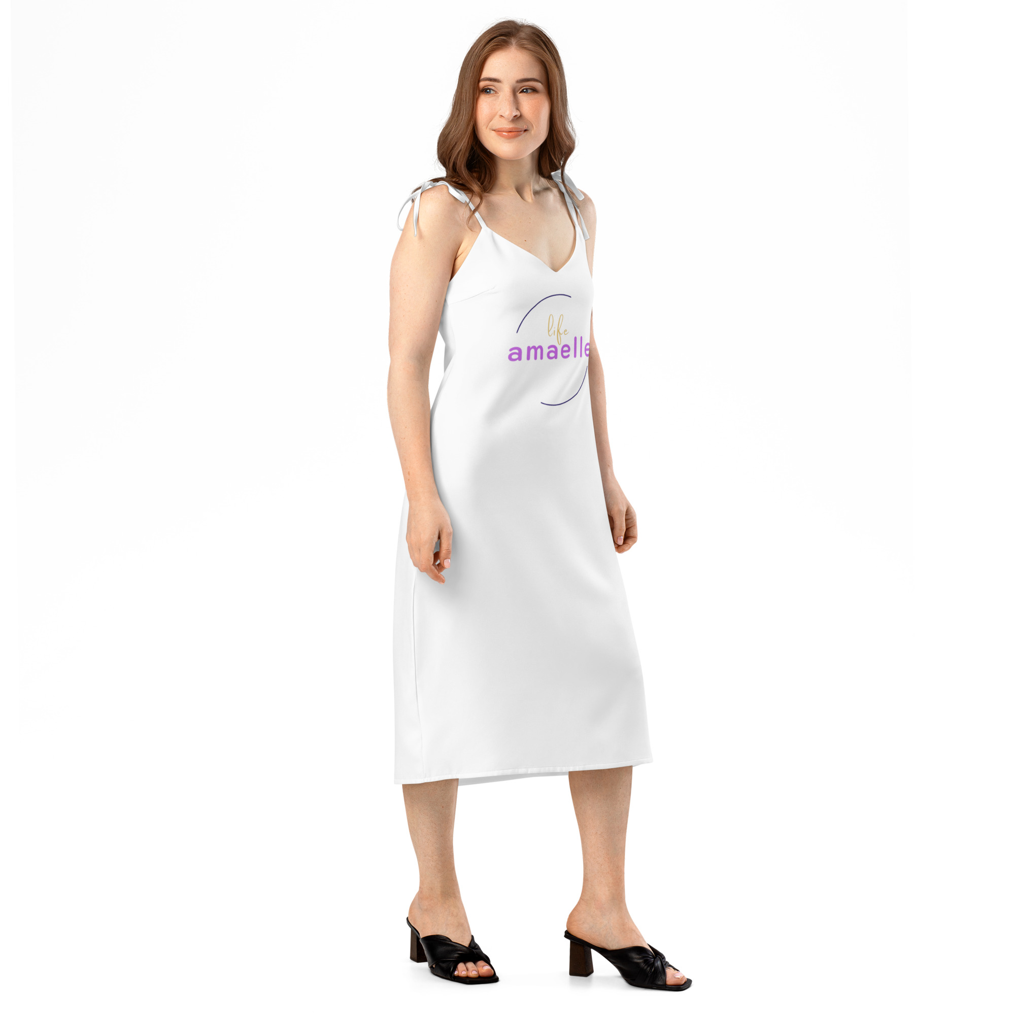 Amaelle Tie-strap midi dress - Bild 14