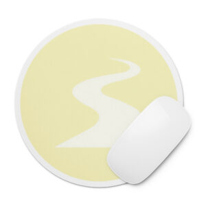 Amaelle Free Friday Round mouse pad
