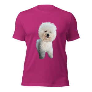Amaelle Free Friday Bichon Frisé Hello, Kortärmad t-shirt i unisex-modell