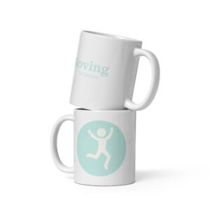 Amaelle Moving Monday White glossy mug