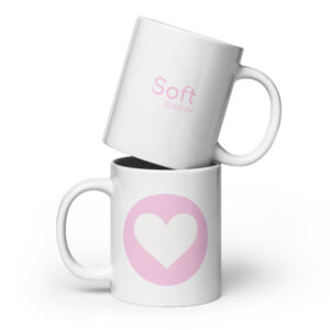 Amaelle Soft Sunday White glossy mug